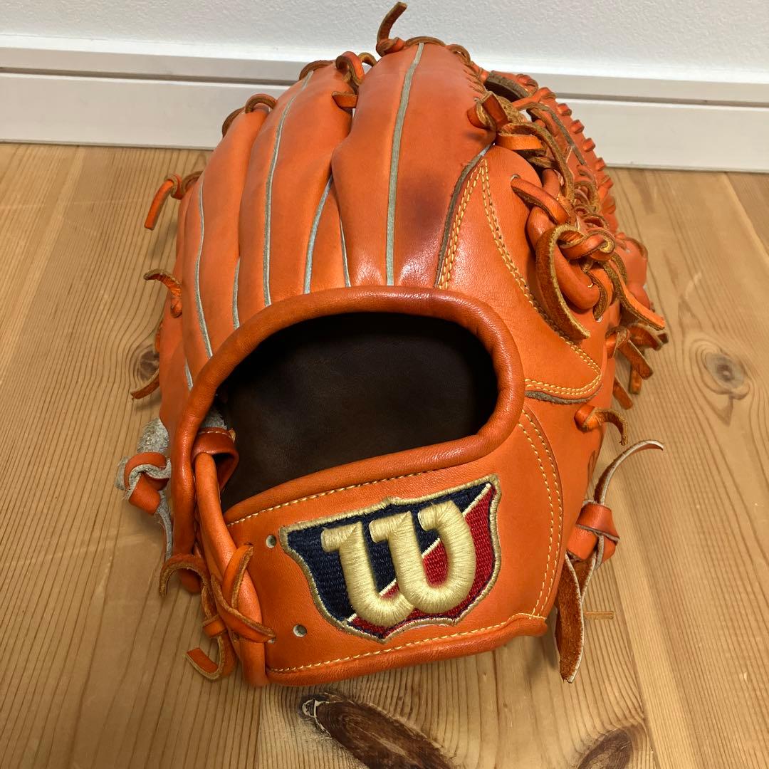 Wilson D-MAX 軟式グローブ オレンジ