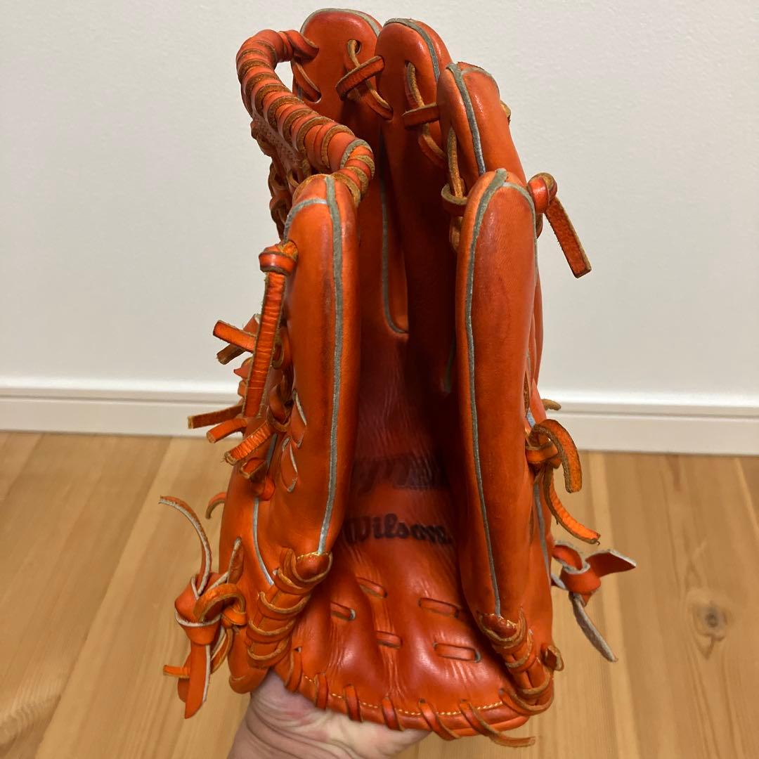 Wilson D-MAX 軟式グローブ オレンジ