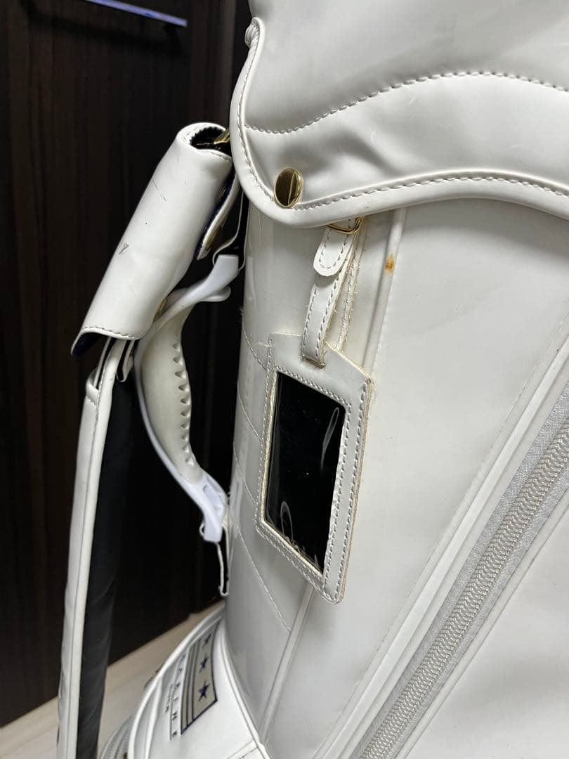 Nunuムータマリン スタンド式 キャディバッグ エナメル