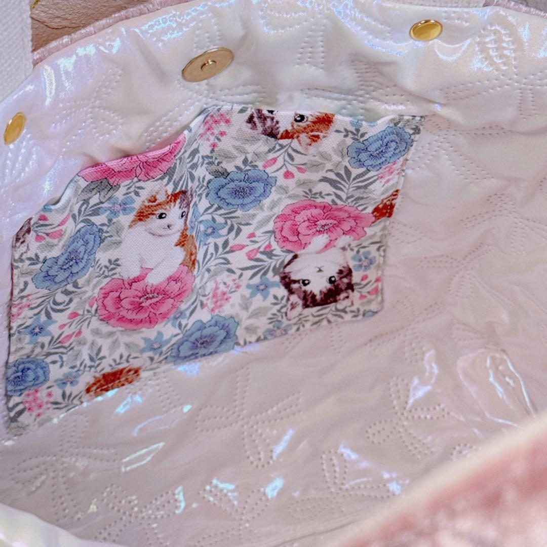 ☆*☆様 コヤンイサムチョン♡ミルクちゃんとルミちゃんのインド刺繍トートバッグ♡