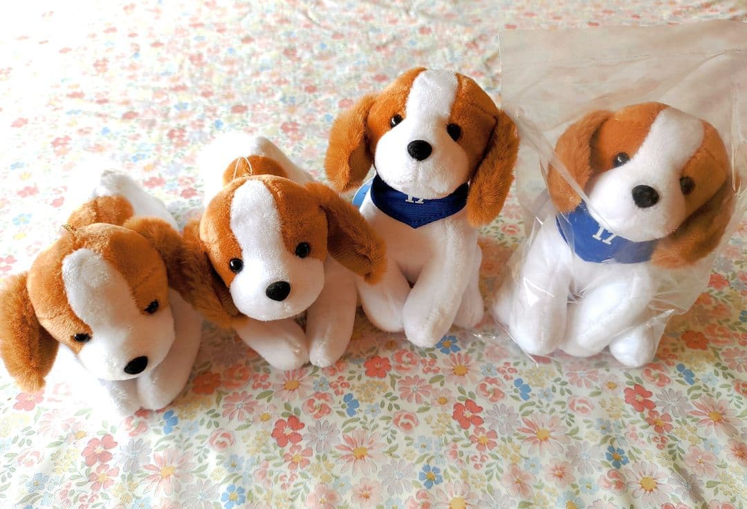 新品ドジャース　大谷翔平　デコピン　チャーム　キーホルダー　ぬいぐるみ　4個