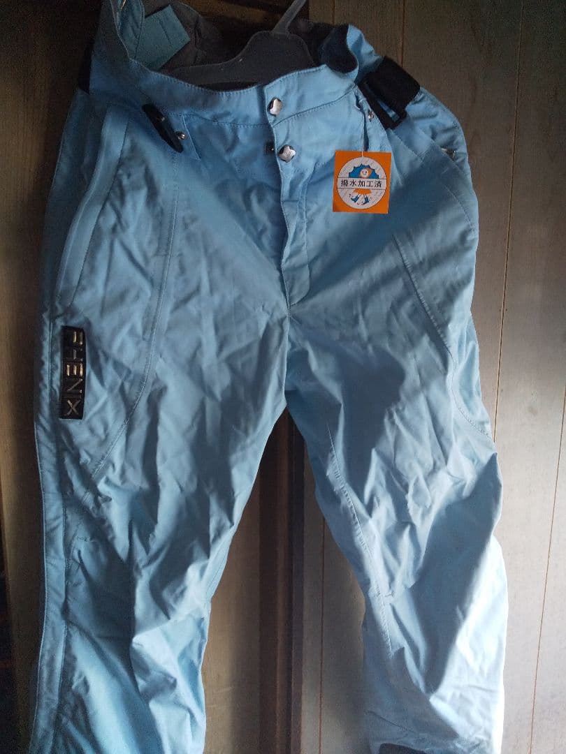 撥水クリーニング処理済み PHENIX フルオープンパンツ サイズL。