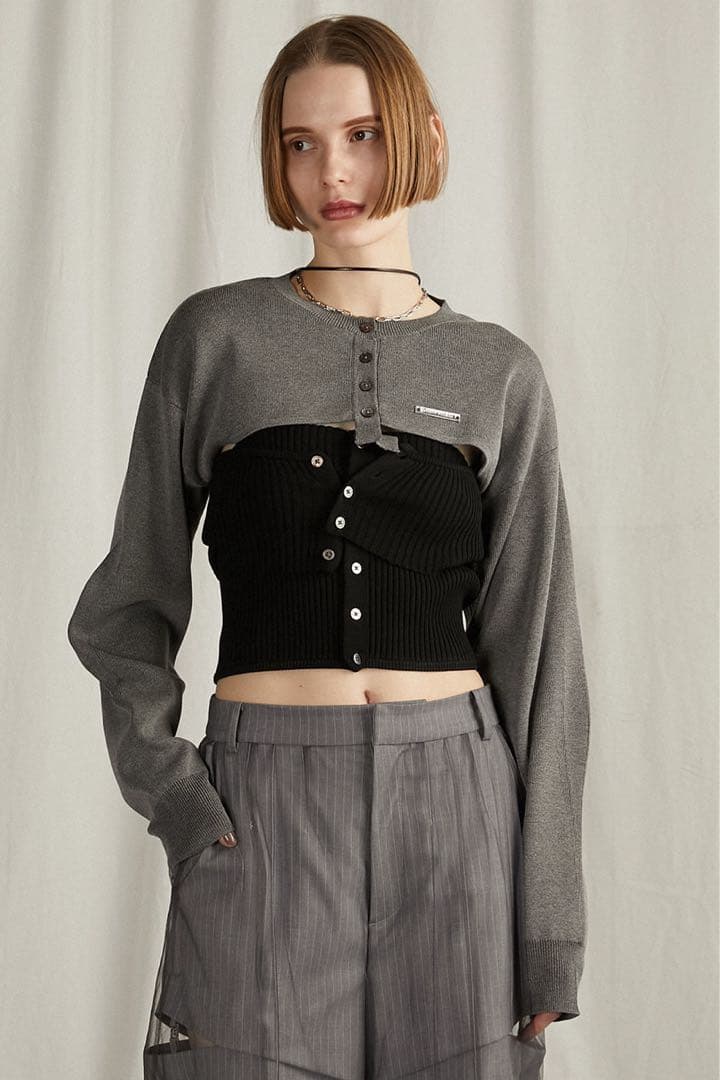 トップス PRANK PROJECT Multiway Combination Knit