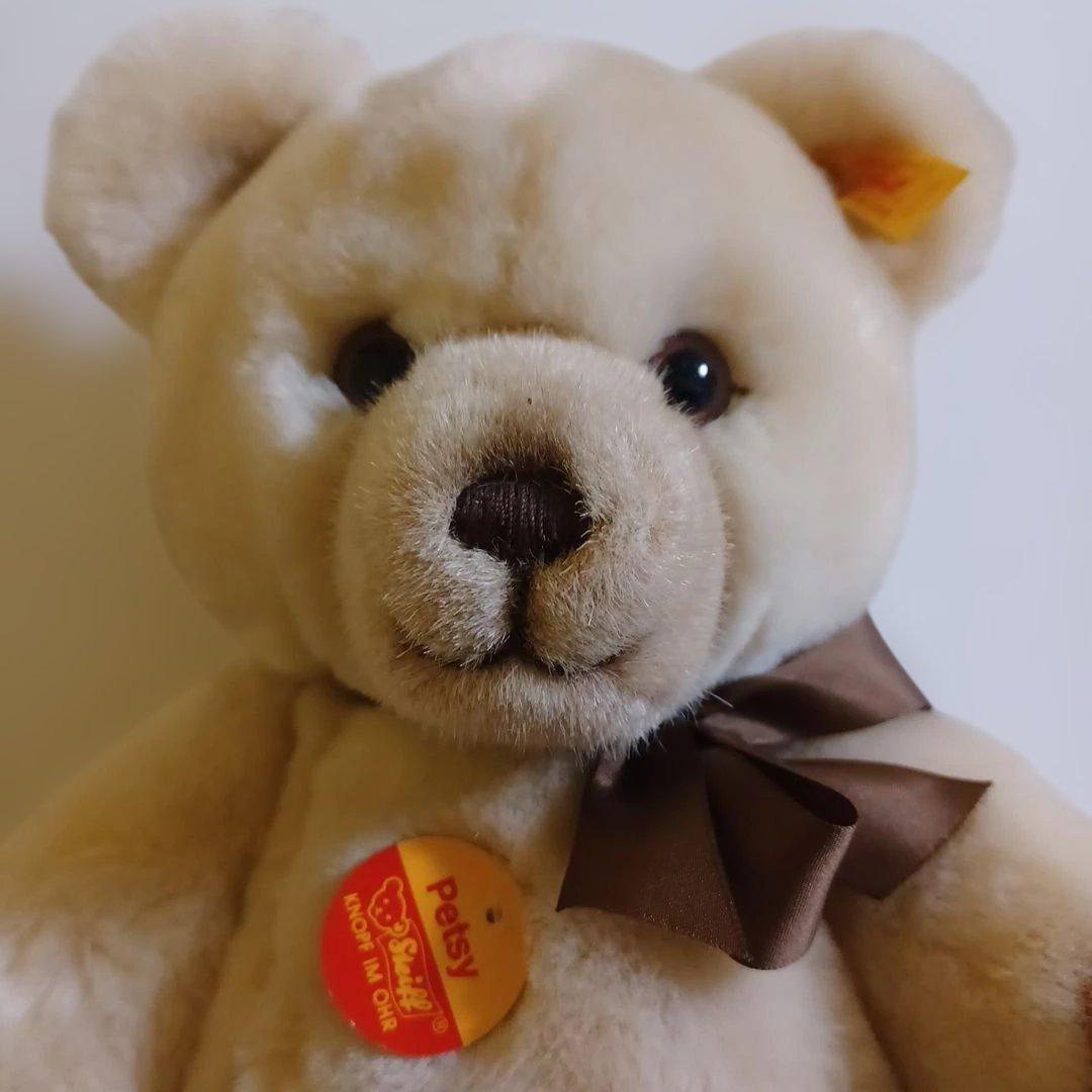 シュタイフ　テディベア　ぬいぐるみ　ペッツィー　Petsy　タグ付き　可動式