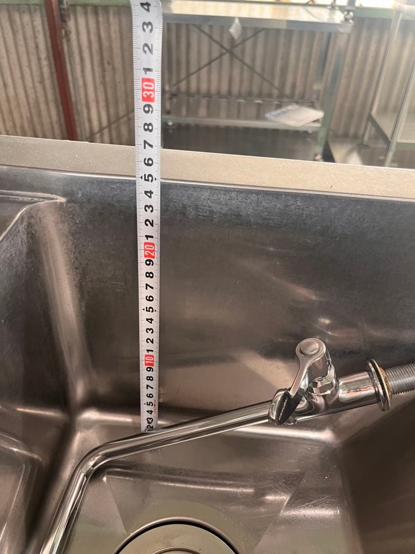☆工場整備品☆一槽シンク　美品　幅400 ステンレス　業務用