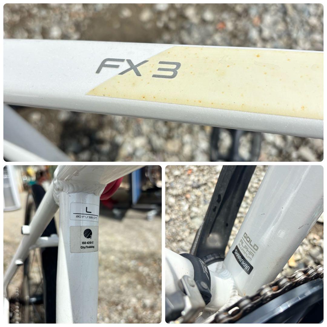 トレック クロスバイク TREK cross bike FX3 ホワイト