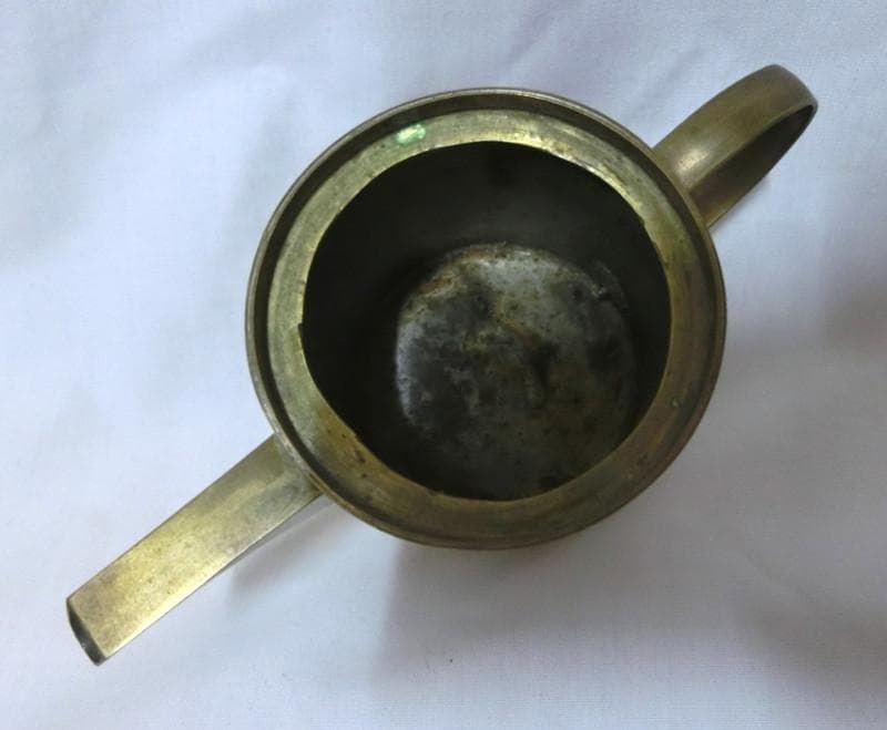 お歯黒道具　嫁入り道具　毛彫　骨董品