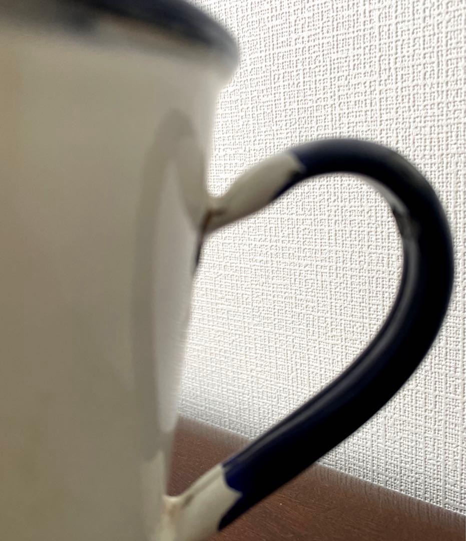 フランスアンティーク　琺瑯ジャグ　100年以上アンティーク　ピッチャー