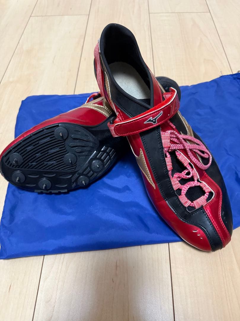 Mizuno スパイクシューズ レッド ブラック