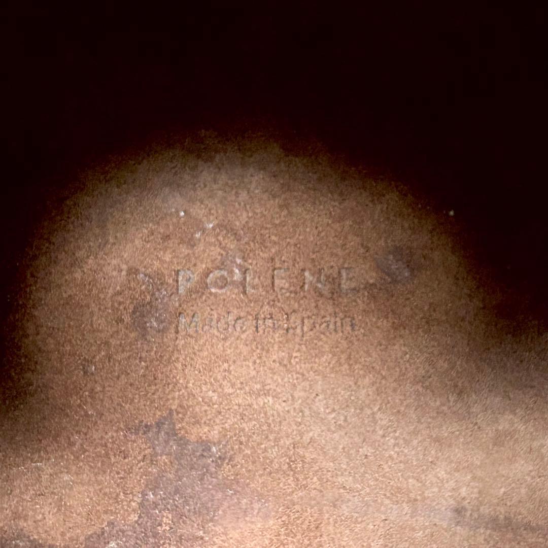 【美品】ポレーヌ カヌレバッグ ブラウン レザー