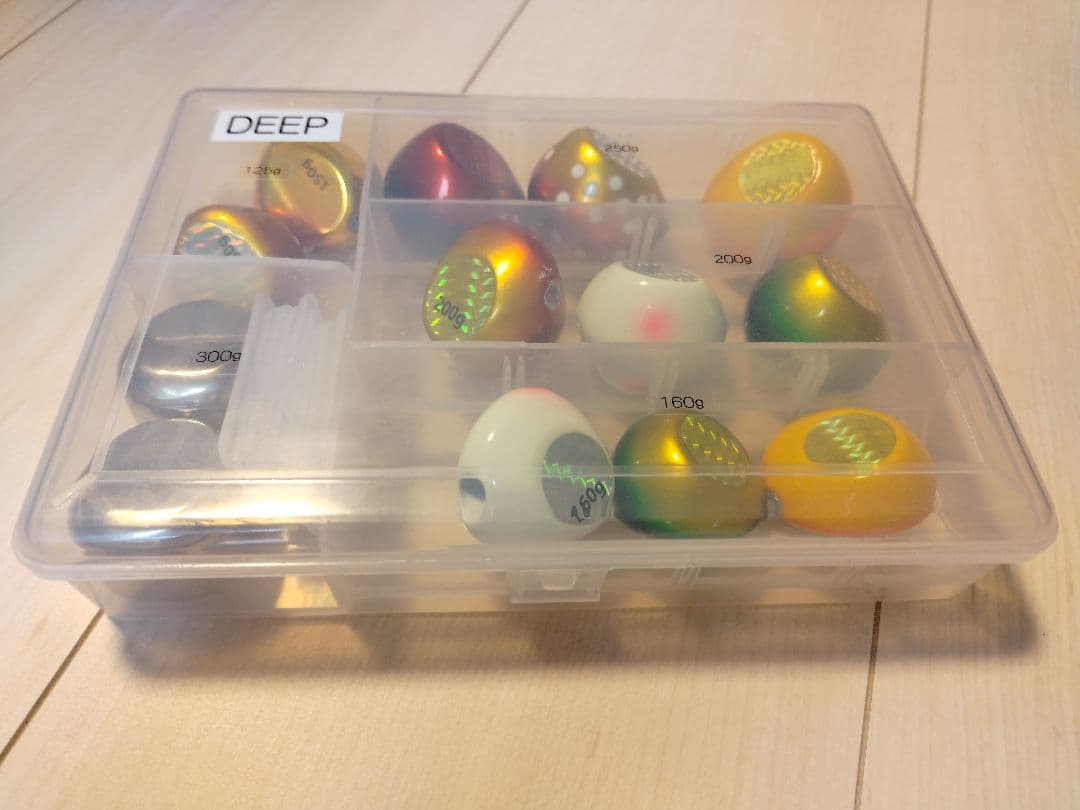 タイラバヘッド タングステン 鯛乃実 300 250 200　ディープ