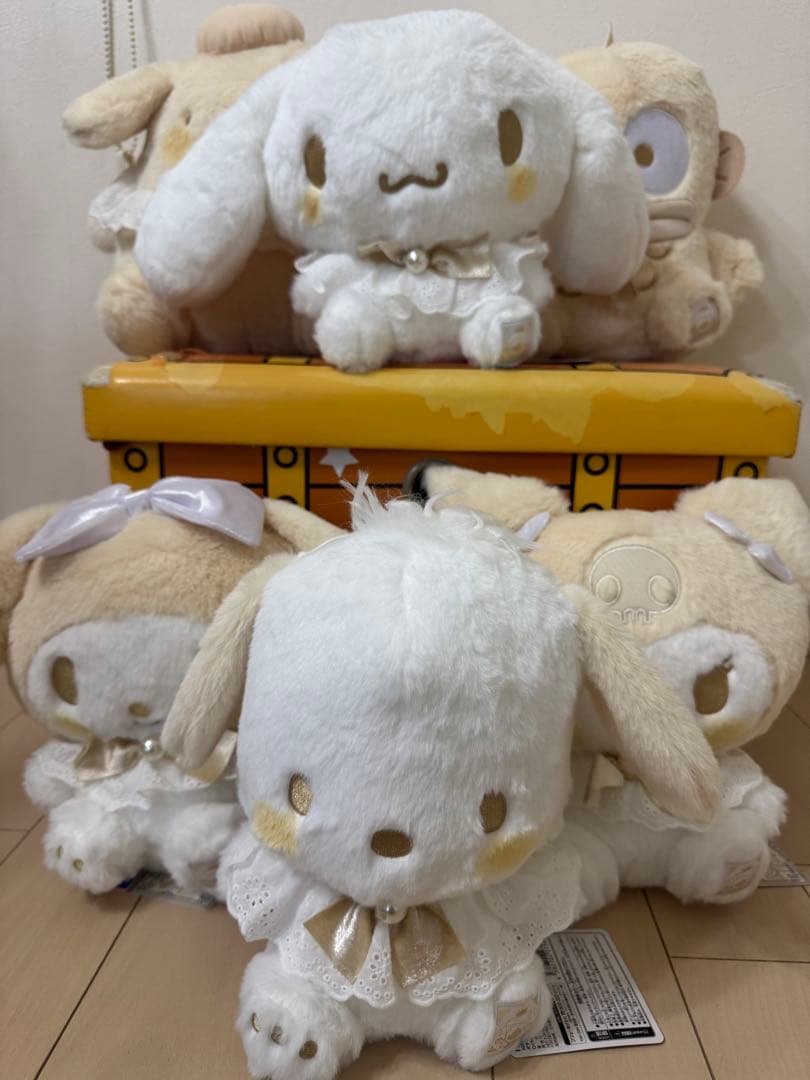 サンリオ　ロイヤルミルクプリンス＆プリンセス　BIGぬいぐるみ　全6種セット