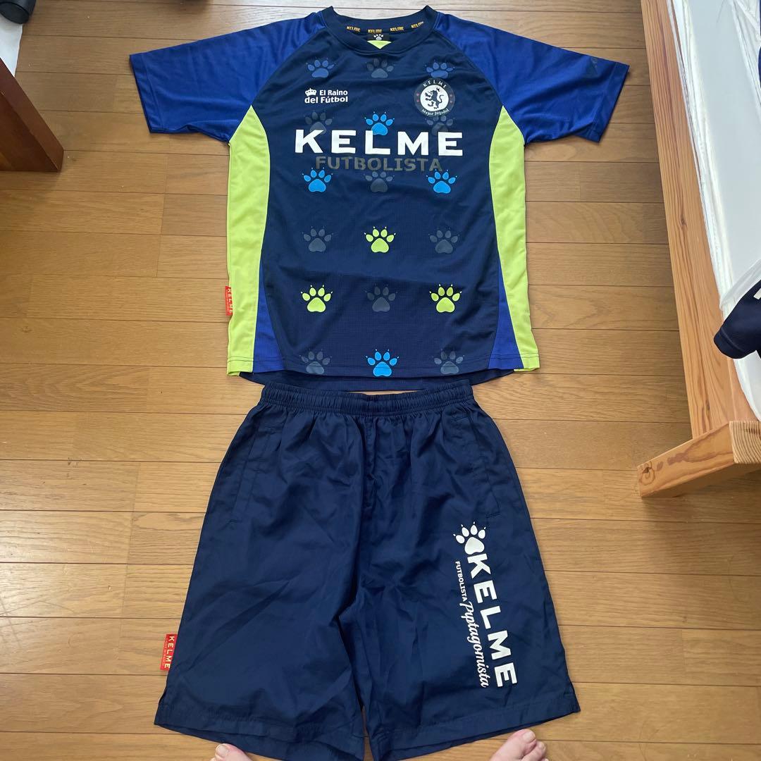 KELME サッカーウェアセット Lサイズ ネイビー/ライム
