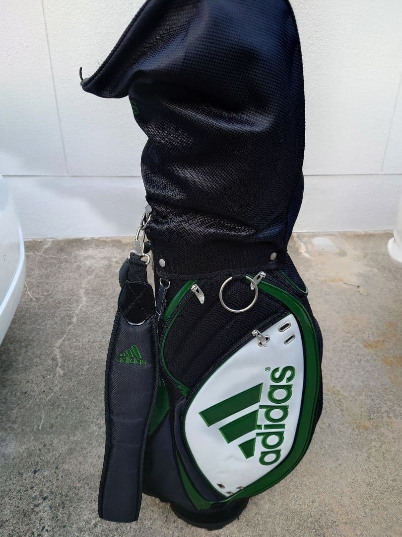 adidas キャディバッグ 黒・緑