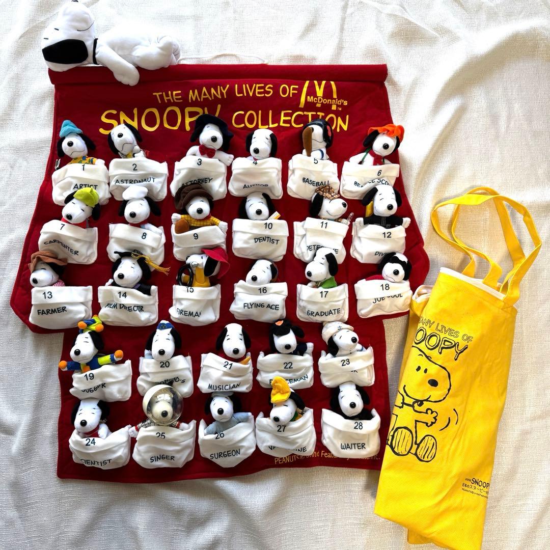 マクドナルド スヌーピーコレクション タペストリー 2001年製　ぬいぐるみ
