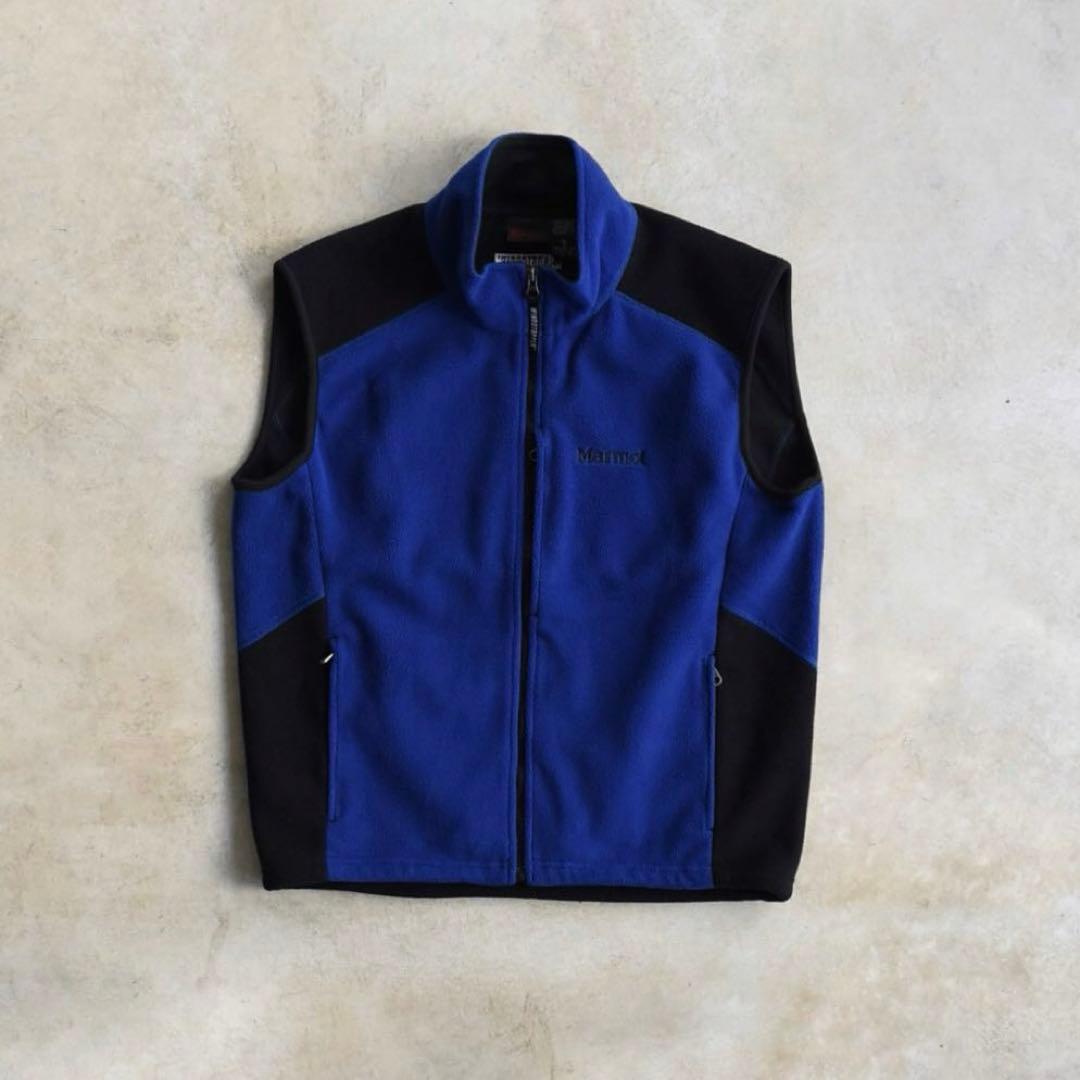 90s Marmot マーモット フリースベスト WINDSTOPPER レアL