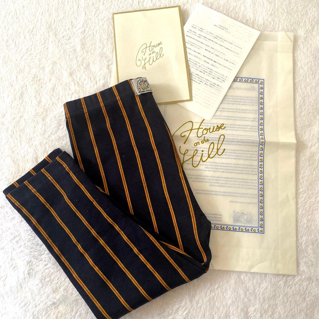 House on the hill ストライプ　ネイビー パンツ　90