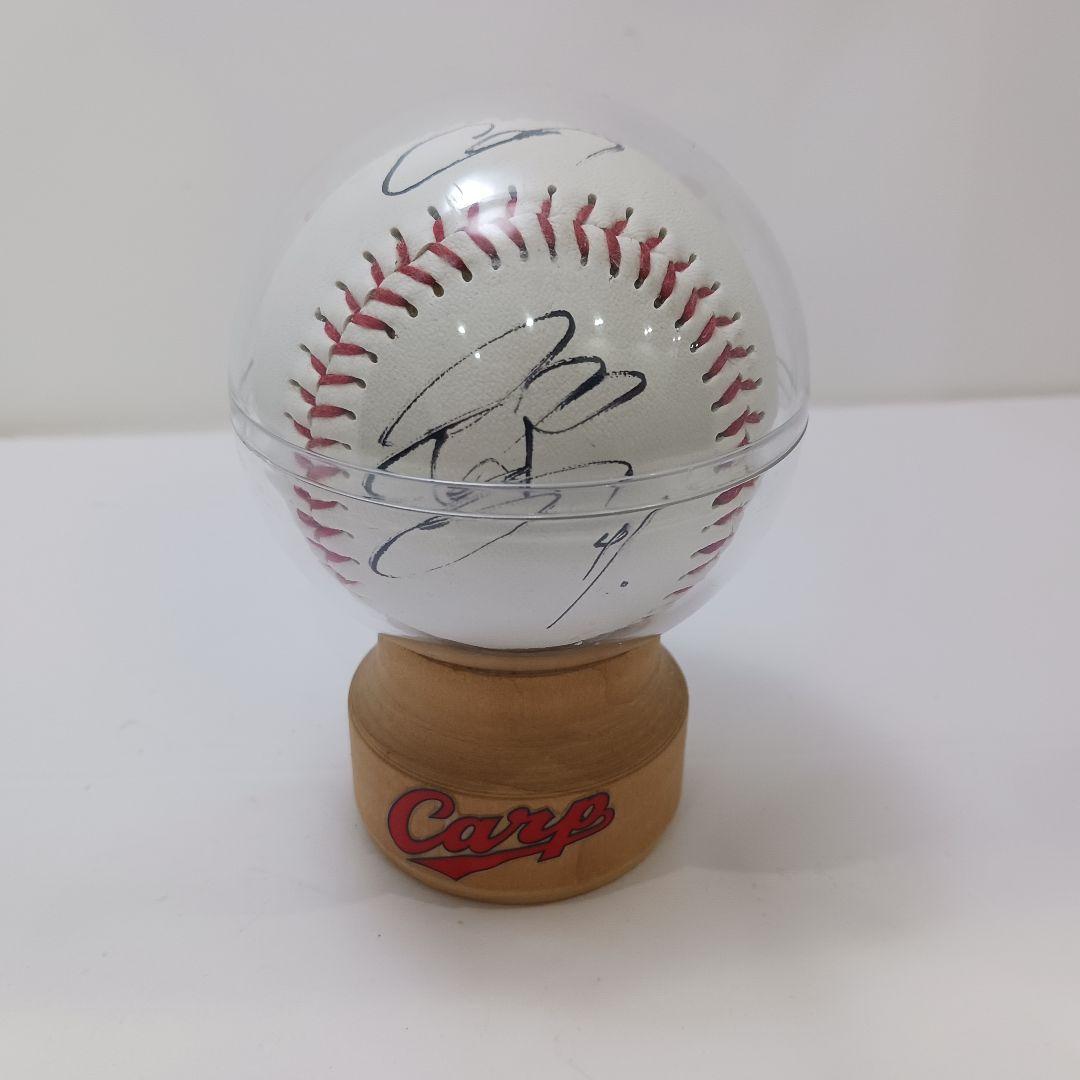 Y2981-29 カープ 野球サインボール 黒田4個 色紙サイン オリックス