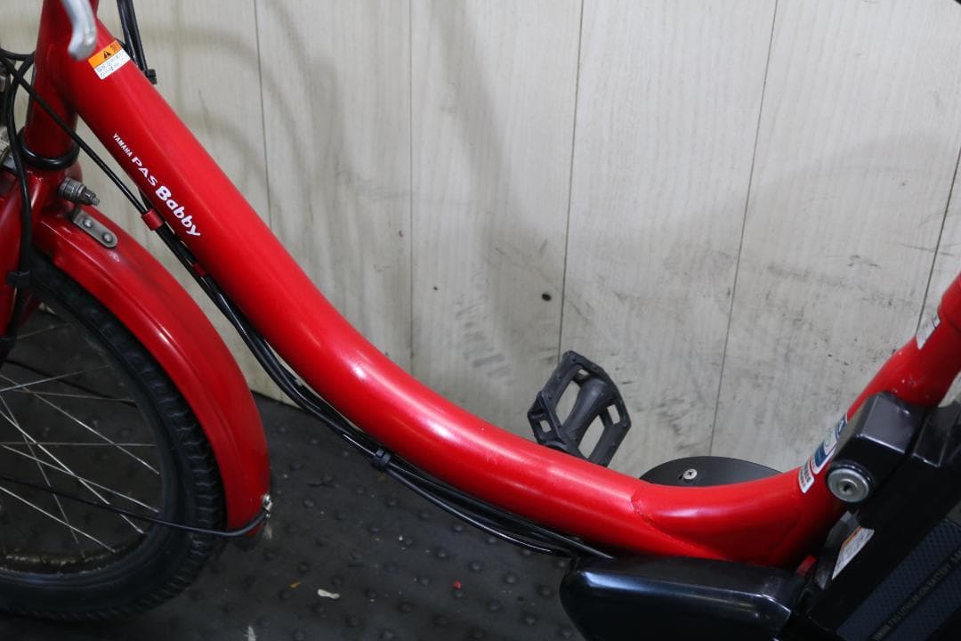 ヤマハPAS BABBY X957-0004 20型8.7AH3段 LED 赤色