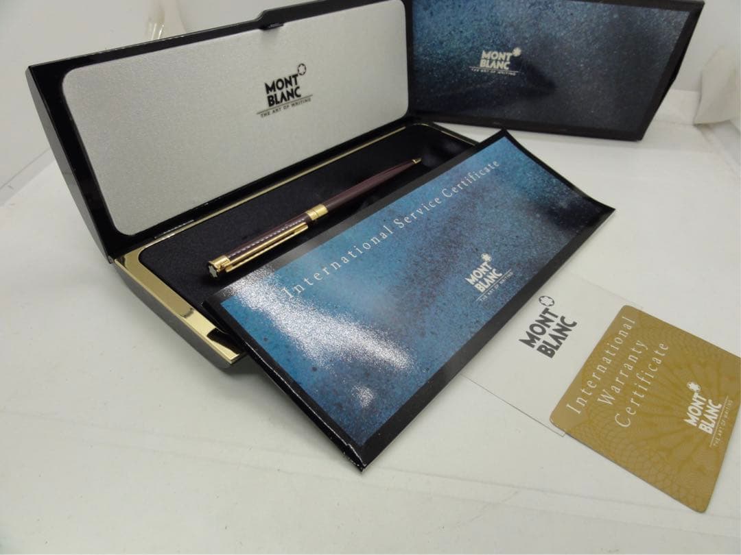 入手困難レアな銘品！ノブレス・エレガンス・ボルドーカラー★モンブラン　ボールペン