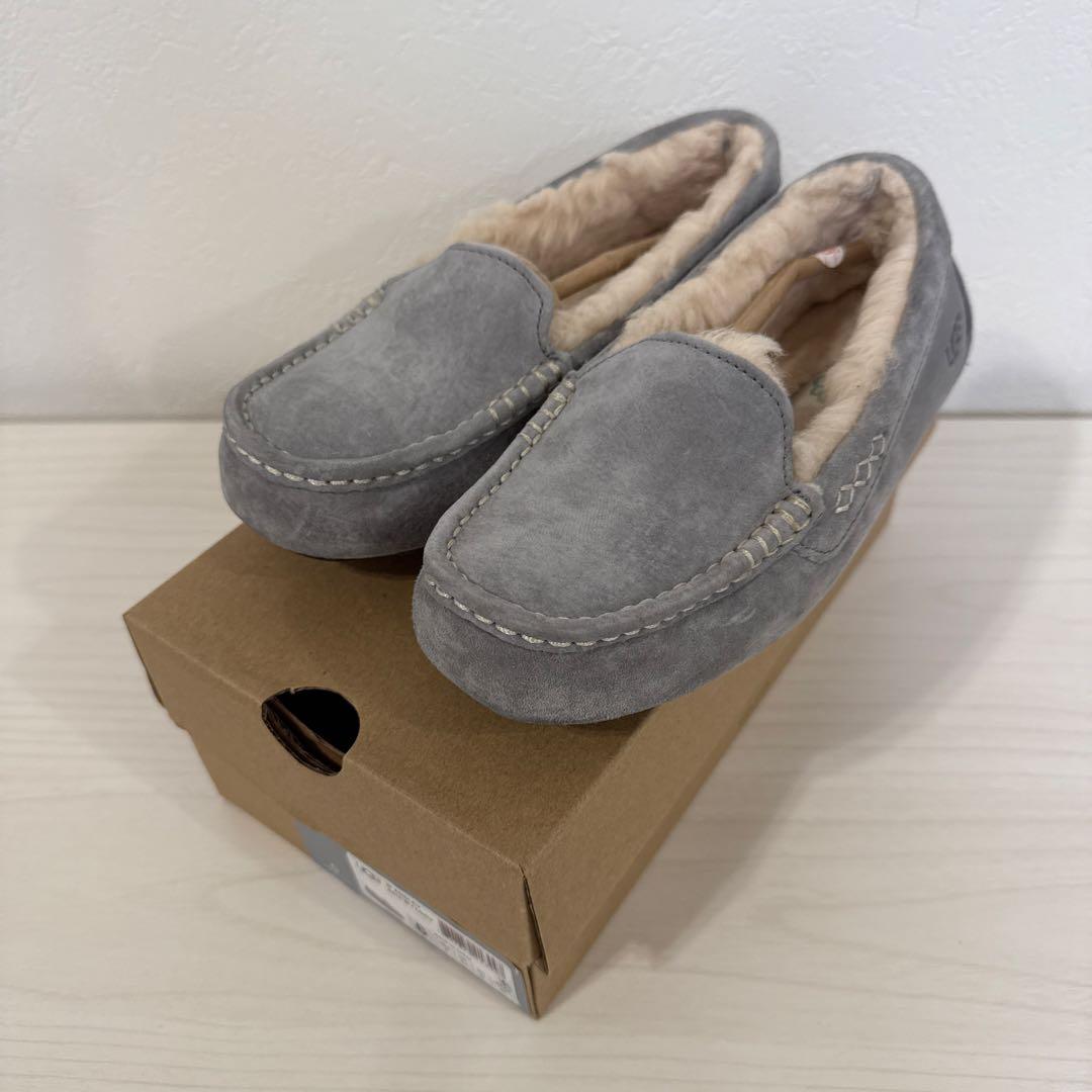 UGG W Ansley モカシン グレー 6 23