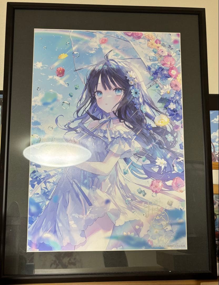 おにねこ.<直筆サイン入り>RGB彩現額装アート-RC X-