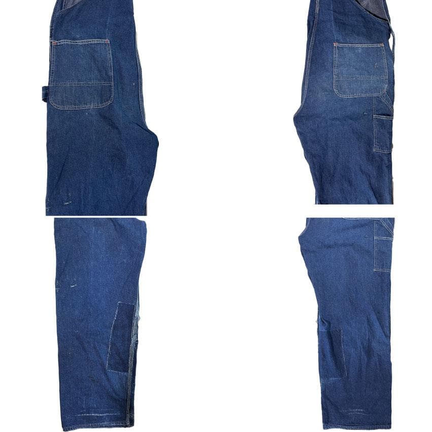 1950年代 PENNEY'S BIG MAC デニムオーバーオール 縦落ち