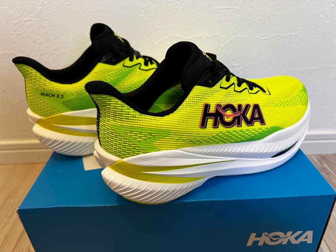 美品HOKA マッハX3 MACH X 3 27.5㎝