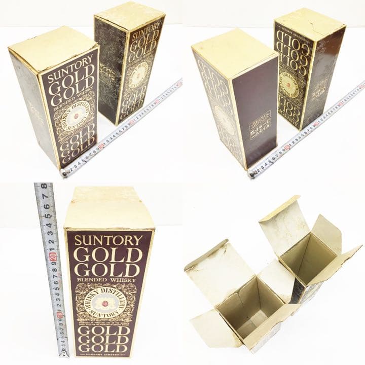 未開栓/サントリー/ウイスキー/ゴールド/4本/720ml/42％/a80