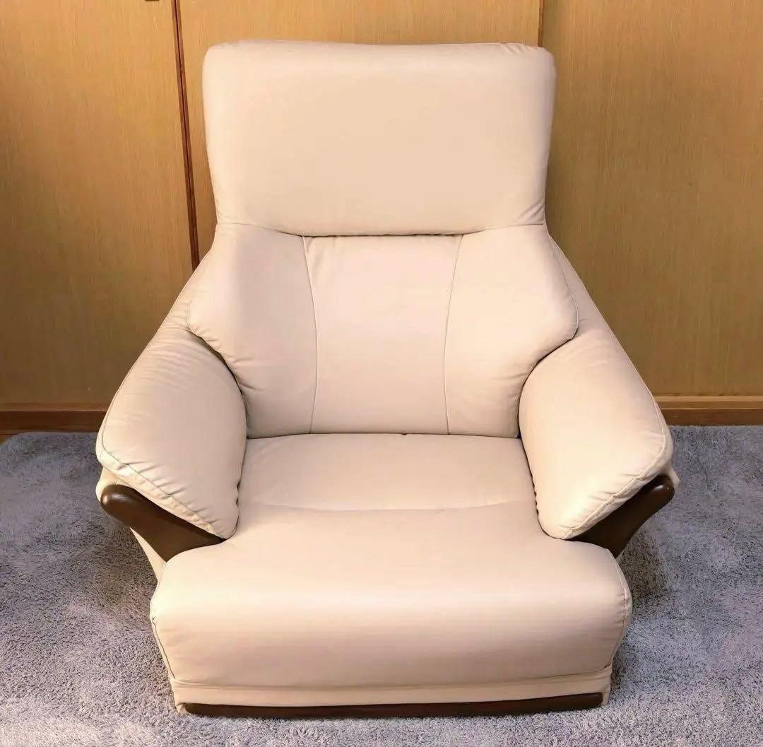 美品！ニトリ 1人用ソファ(Nシールド コウテイ3) パーソナルチェア