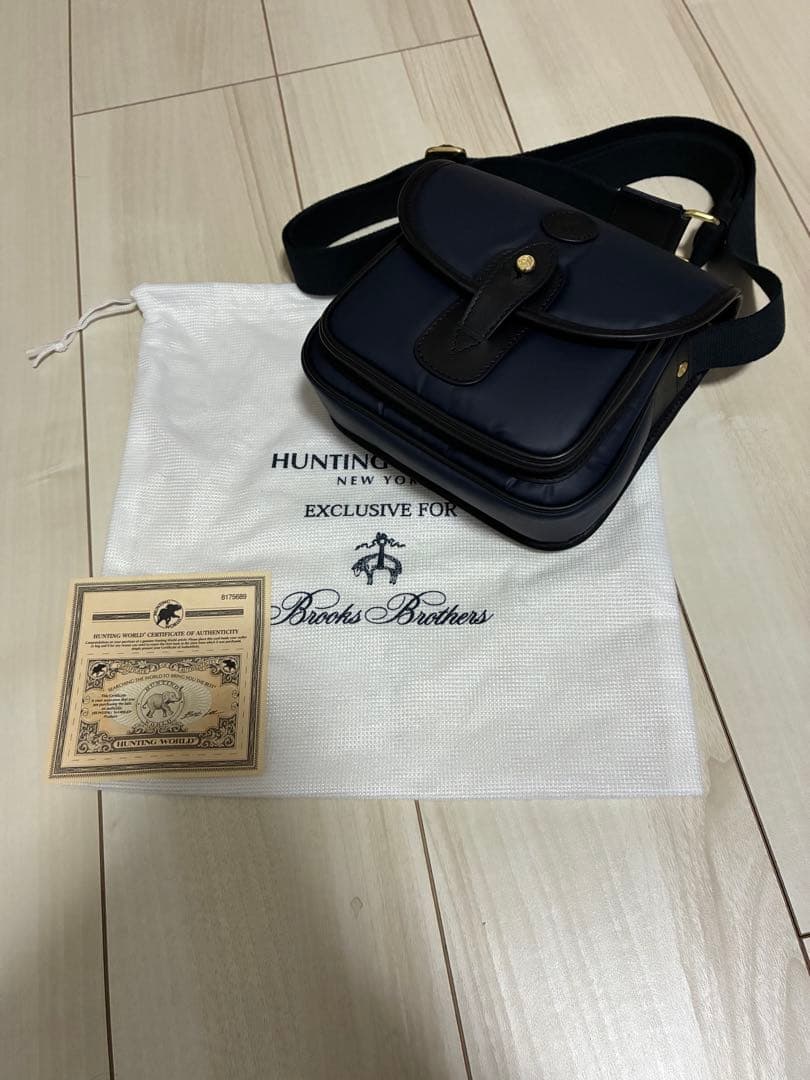 ハンティングワールド ブルックスブラザーズ マイクロキャリーオール コラボ