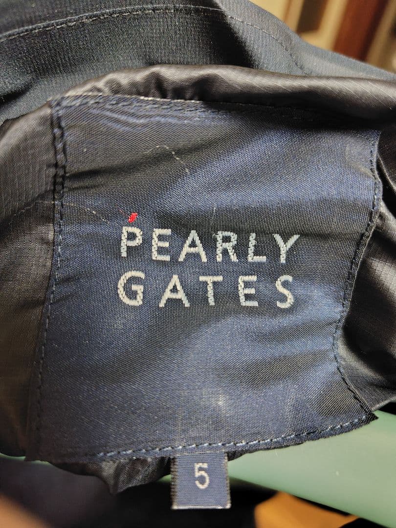 PEARLY GATES ネイビー ジップアップベスト サイズ5　上下セット