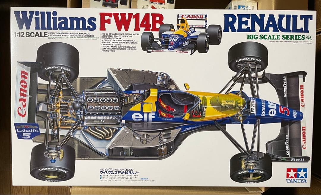 価格改定！Williams FW14B 1/12 スケール TAMIYA