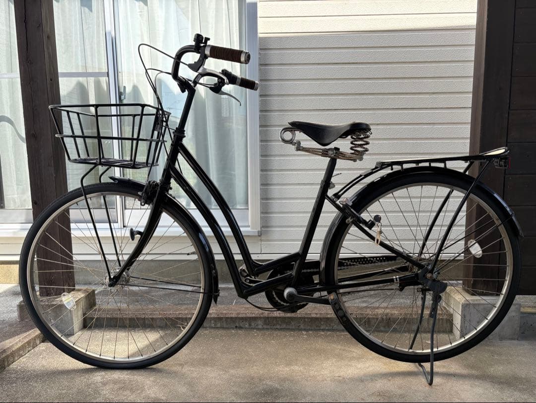 【限定車ウェッジロック】黒 シティサイクル　引き取り限定