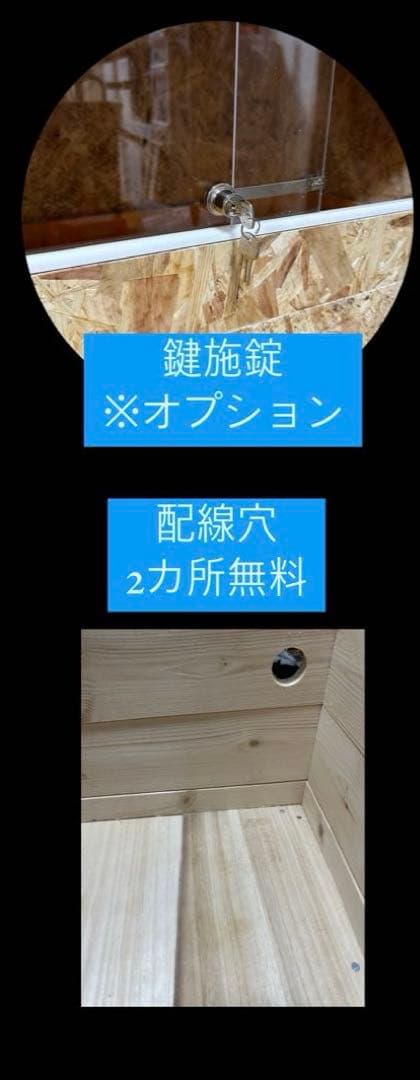 隠れ家付き　爬虫類ケージ
