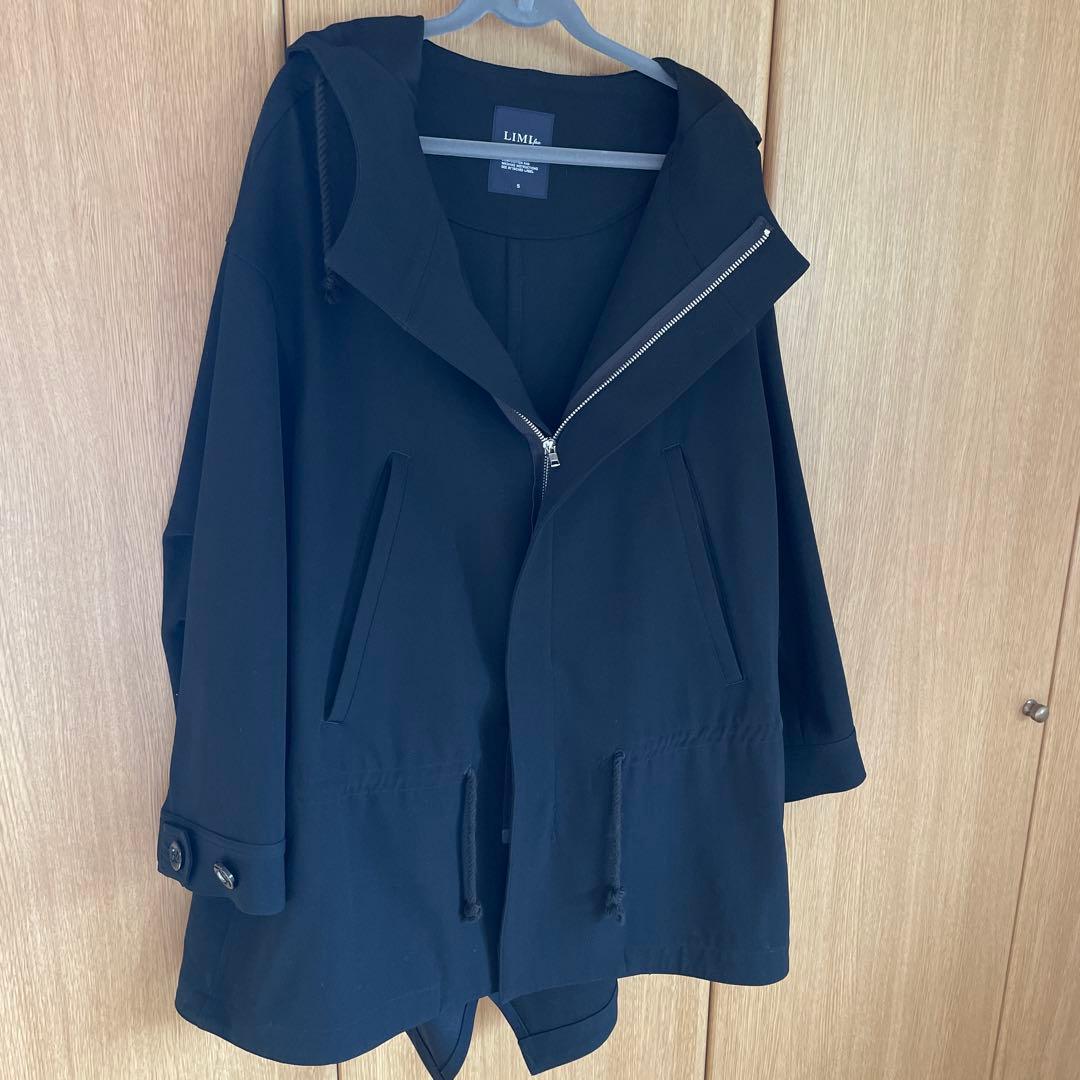LIMI ヨウジヤマモト　ダブルジップコート　オーバーコート　フーディ