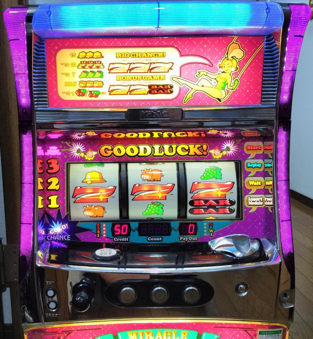 【パチスロ実機】北電子★『初代』ミラクルジャグラー【不要機付】