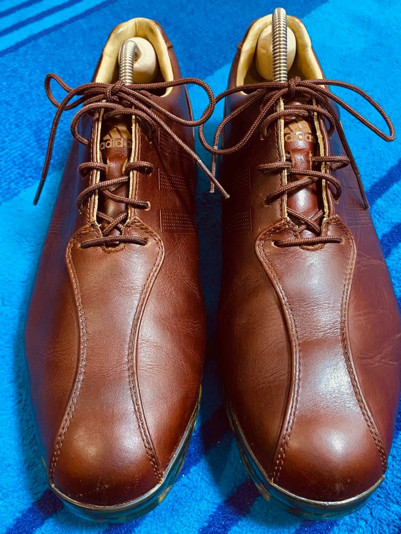 adidas ブラウン ゴルフシューズ