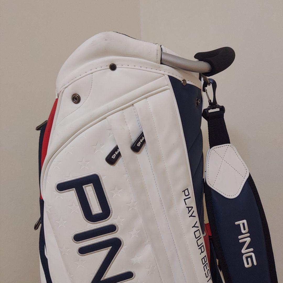 PING ピン キャディバッグ ★トリコロール