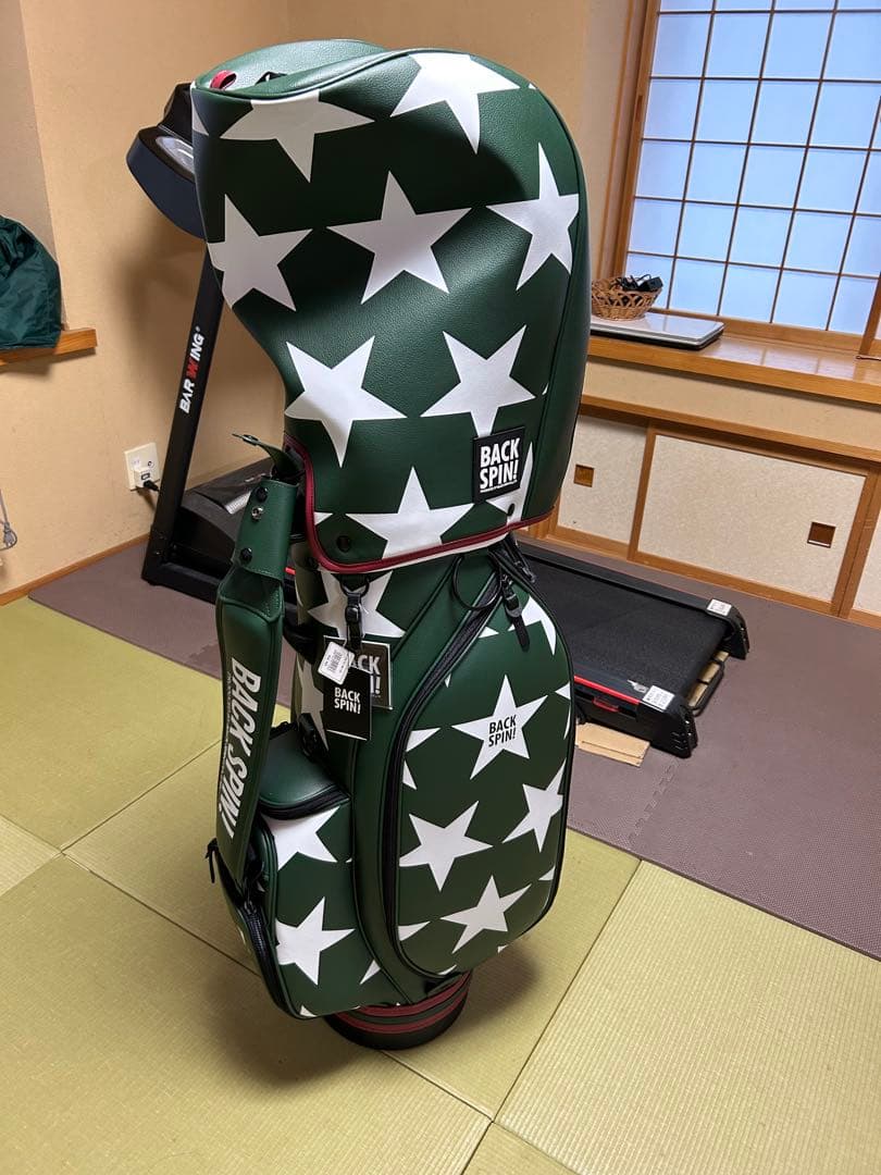 d*5様 BACK SPIN 星柄 ゴルフバッグ