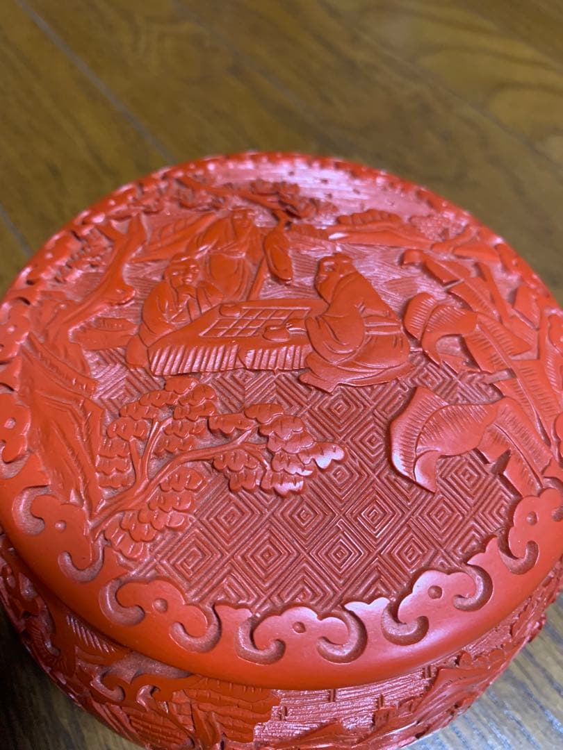 新品未使用 碁石 囲碁 堆朱 瑪瑙 メノウ 中国