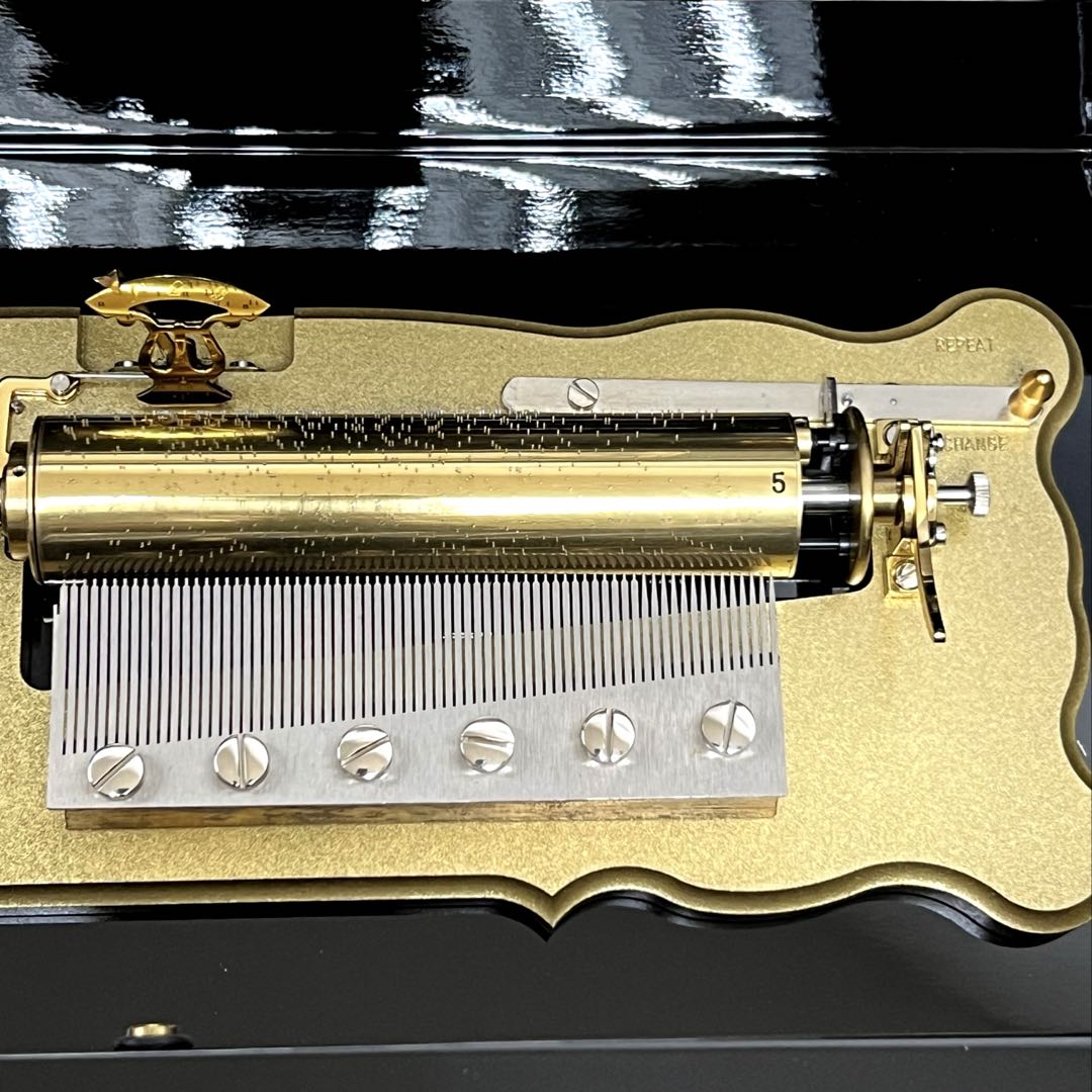 リュージュシリンダー式オルゴール　72弁15曲　東Y8-0105☆2F