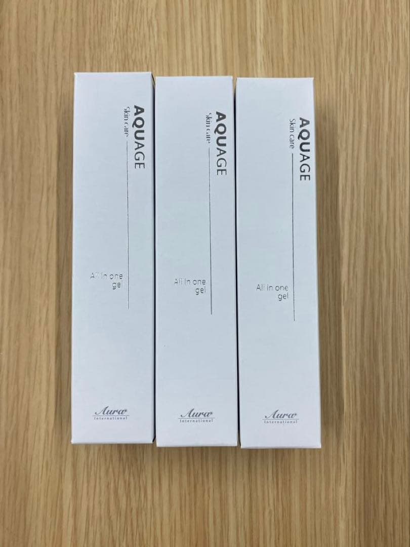 アクアージュ　フェイスジェル （オールインワン）3本セット　AQUAGE