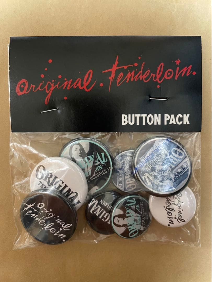 TENDERLOIN BUTTON PACK A テンダーロイン 缶バッジ