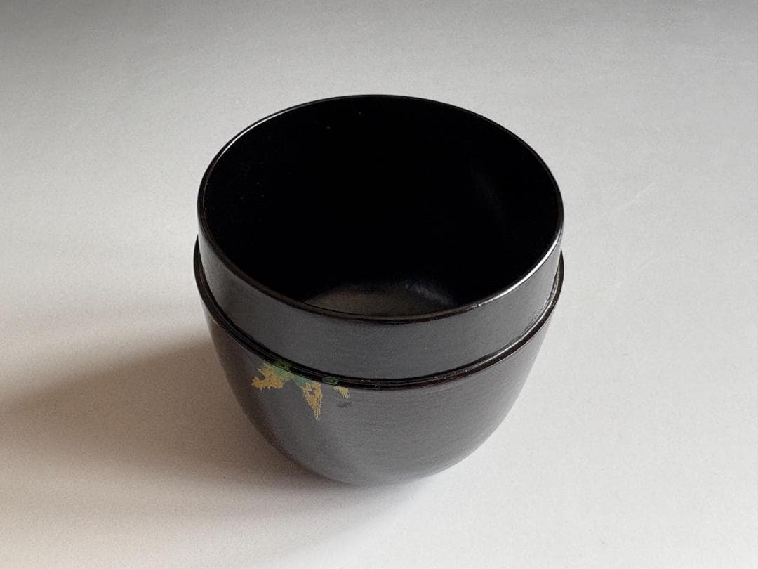 高桑泉斎　紅葉絵一閑大棗　堀内宗完　兼中斎書付　茶道具　薄茶器　表千家　＋掛花入