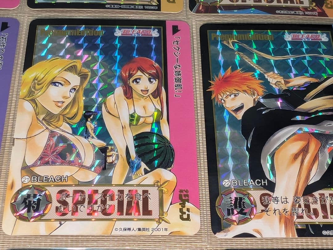 少年ジャンプ　プリズムキャラクターカード　54枚スリーブ入りセット①