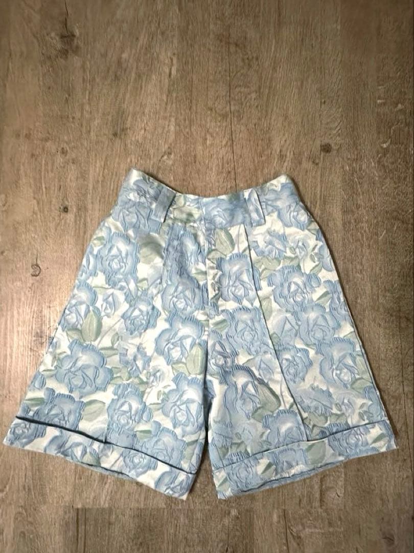 【上下セット】POPPY JACQUARD FLARE CAMI TUNIC