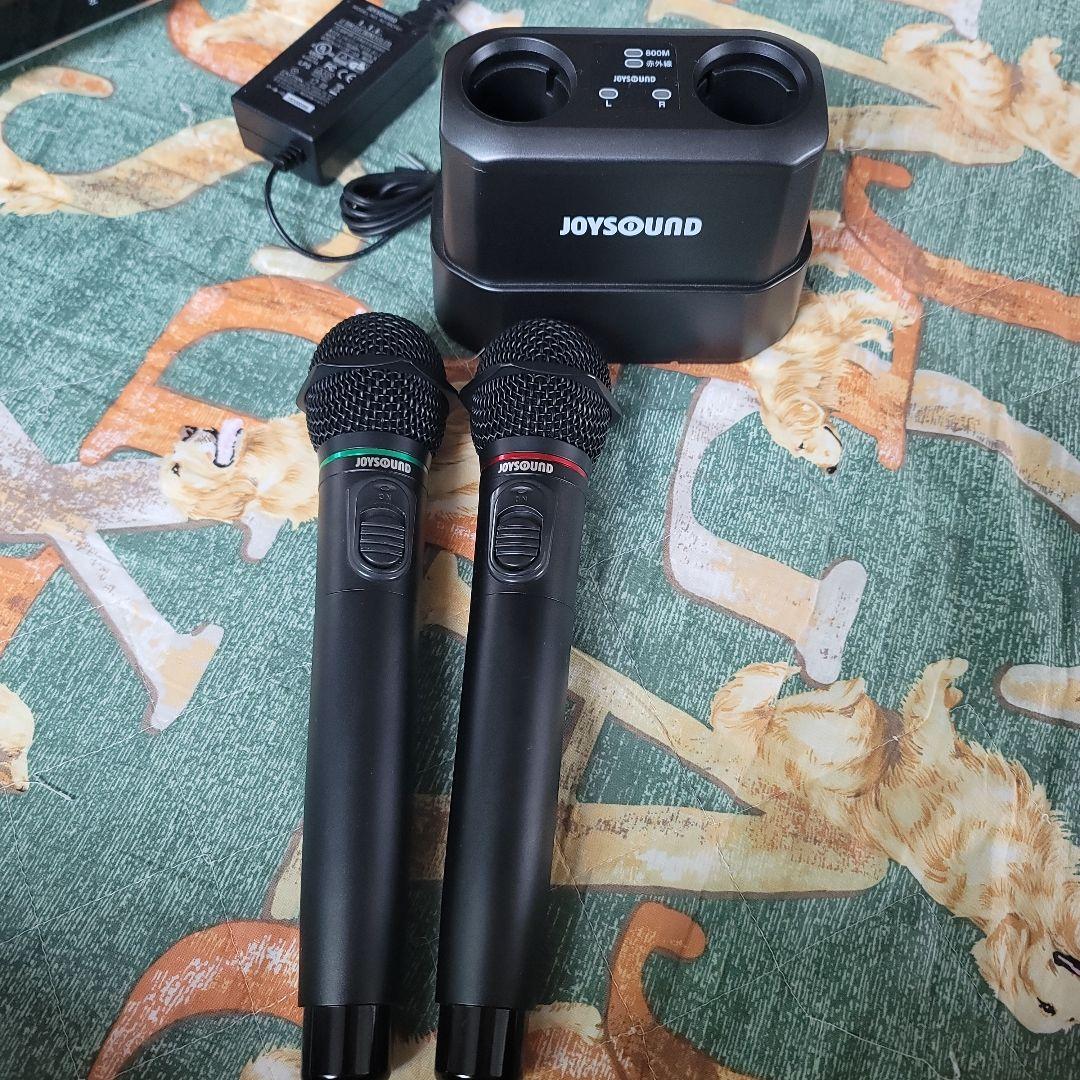美品 JOYSOUNDカラオケマイクセット&アンプ付き専用