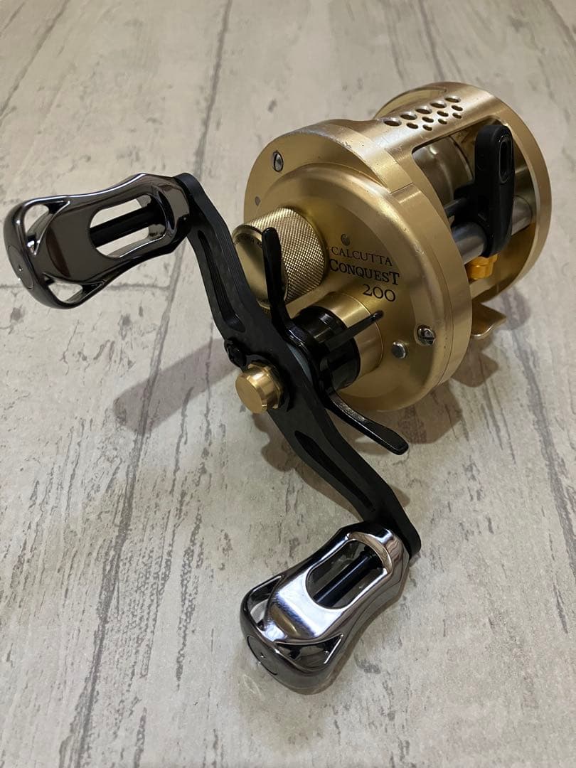 シマノ　初代　00カルカッタコンクエスト200 Mgスプール&ハイギヤ　軽量化