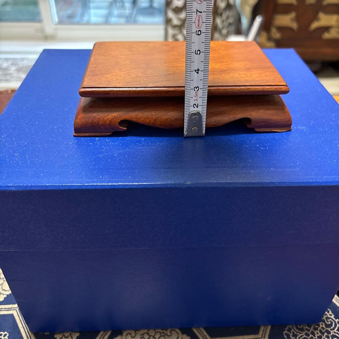 台座四点青い箱付き